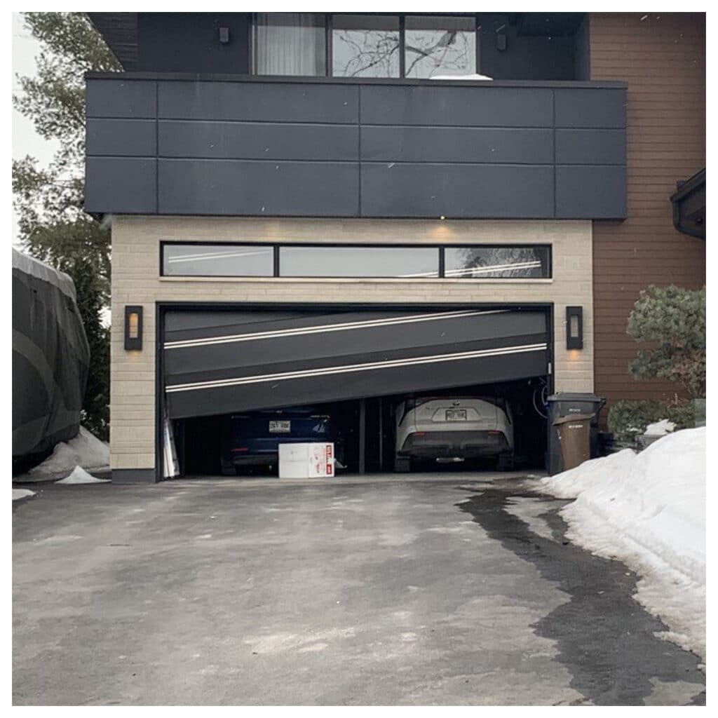 alignement-du-rail-porte-garage-montreal-laval