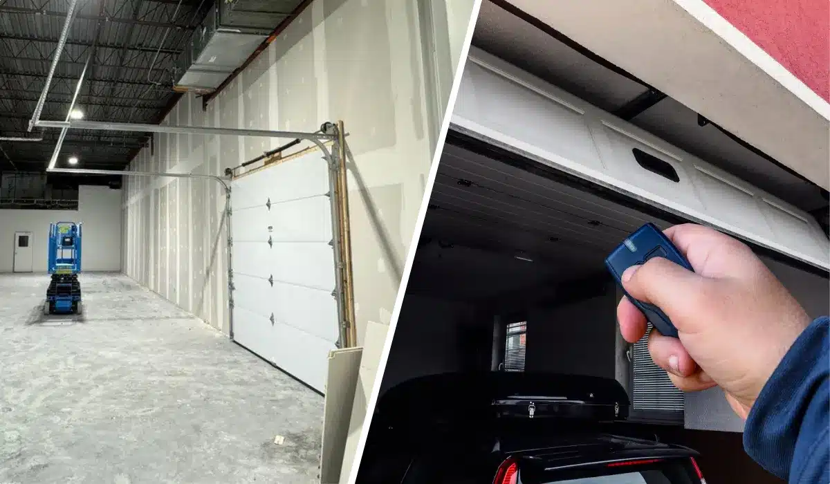 manual or automatic garage door for residential properties