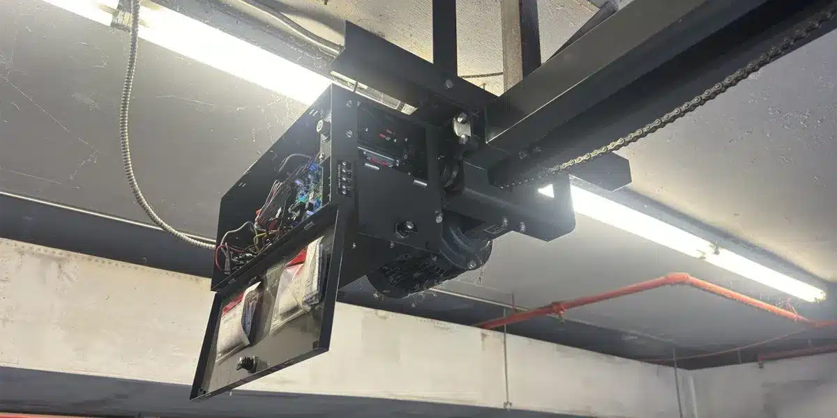 Repairing a malfunctioning garage door opener that is unable to open and closing the door