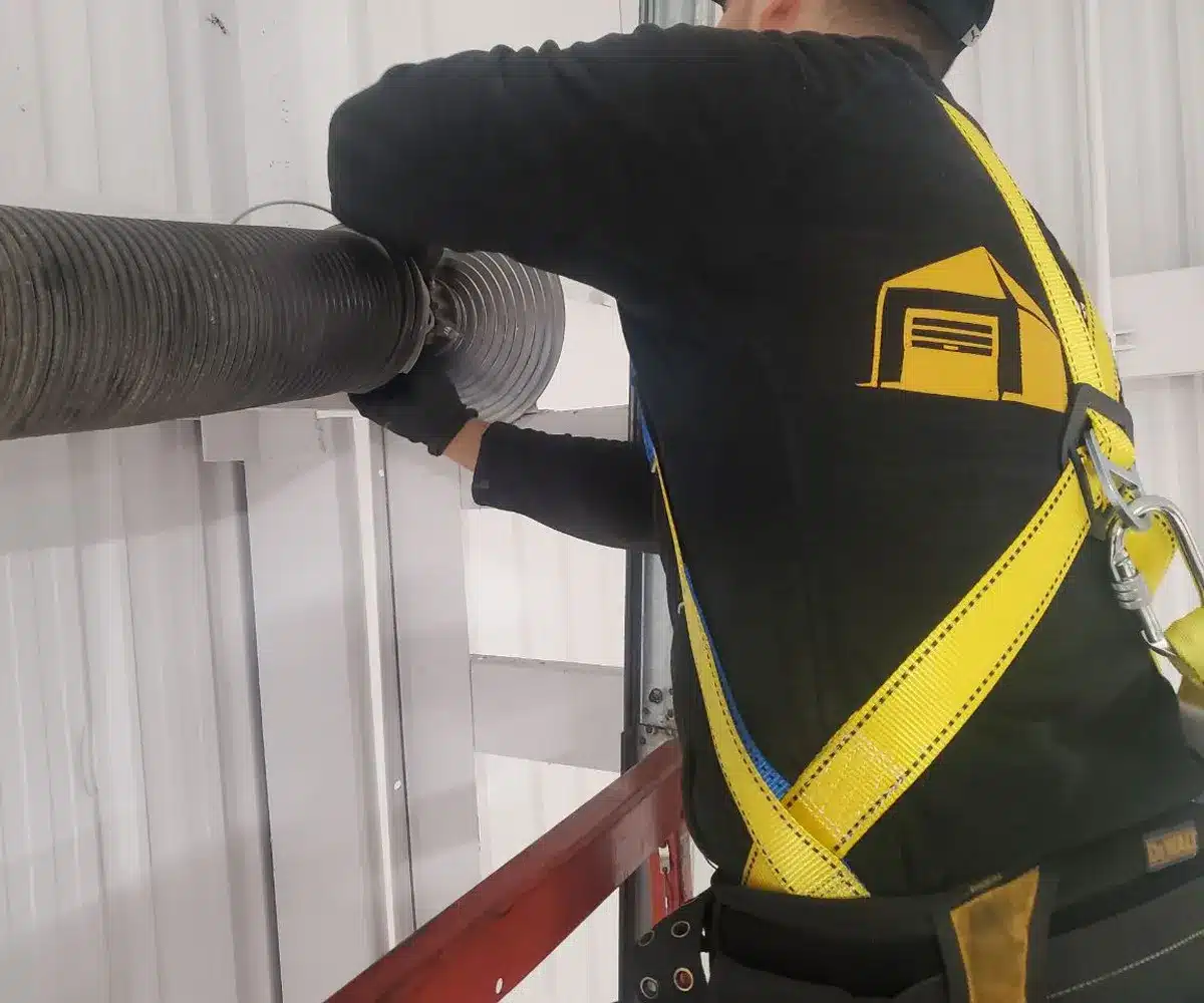 Technicien de porte de garage unique
