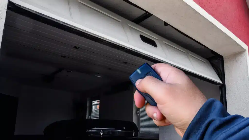 Learn Button Located on a Garage Door Opener